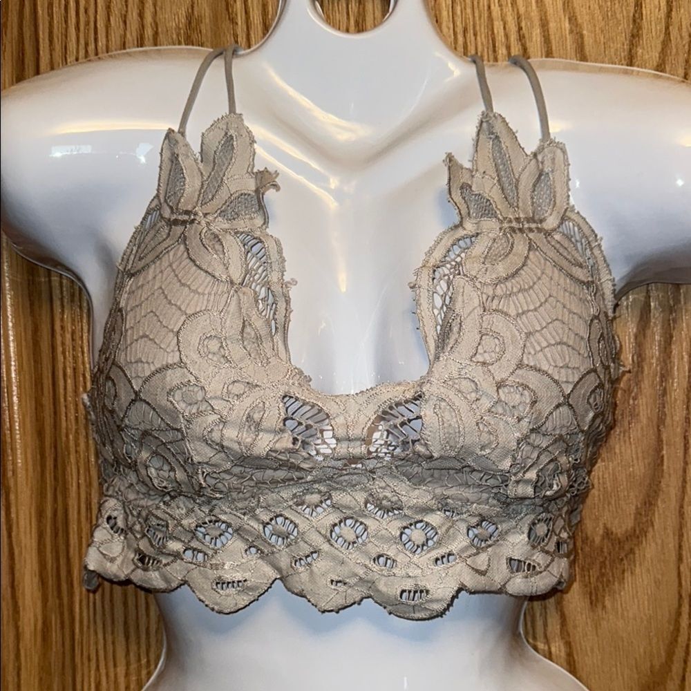 True Religion Cream Camisole Lace Design